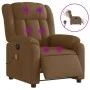 Sillón reclinable de masaje eléctrico tela marrón de , Sillones - Ref: Foro24-3205308, Precio: 286,01 €, Descuento: %