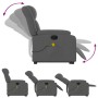 Liegender Fußmassagesessel aus dunkelgrauem Stoff von , Sessel - Ref: Foro24-3205329, Preis: 288,46 €, Rabatt: %