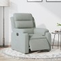 Sillón reclinable eléctrico de terciopelo gris claro de , Sillones - Ref: Foro24-3205070, Precio: 244,40 €, Descuento: %