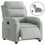 Hellgrauer Power-Liegestuhl aus Samt von , Sessel - Ref: Foro24-3205070, Preis: 244,40 €, Rabatt: %