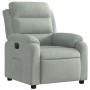 Hellgrauer Power-Liegestuhl aus Samt von , Sessel - Ref: Foro24-3205070, Preis: 244,40 €, Rabatt: %