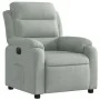 Light Gray Velvet Power Recliner by , Armchairs - Ref: Foro24-3205070, Price: 245,88 €, Discount: %