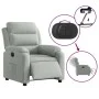 Hellgrauer Power-Liegestuhl aus Samt von , Sessel - Ref: Foro24-3205070, Preis: 245,82 €, Rabatt: %