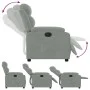Light Gray Velvet Power Recliner by , Armchairs - Ref: Foro24-3205070, Price: 245,88 €, Discount: %