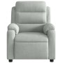 Light Gray Velvet Power Recliner by , Armchairs - Ref: Foro24-3205070, Price: 243,25 €, Discount: %