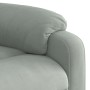 Sillón reclinable eléctrico de terciopelo gris claro de , Sillones - Ref: Foro24-3205070, Precio: 244,40 €, Descuento: %