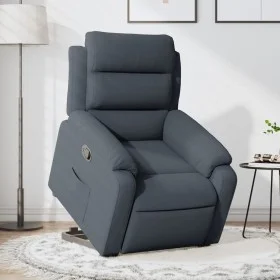 Dark gray velvet lift-up recliner by , Armchairs - Ref: Foro24-3205093, Price: 316,51 €, Discount: %