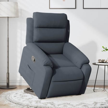 Sillón reclinable elevable terciopelo gris oscuro de , Sillones - Ref: Foro24-3205093, Precio: 297,72 €, Descuento: %