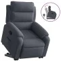 Hochklappbarer Liegesessel aus dunkelgrauem Samt von , Sessel - Ref: Foro24-3205093, Preis: 317,18 €, Rabatt: %