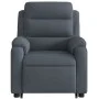Hochklappbarer Liegesessel aus dunkelgrauem Samt von , Sessel - Ref: Foro24-3205093, Preis: 317,18 €, Rabatt: %