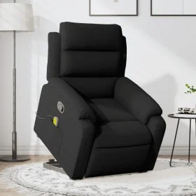 Black Velvet Liftable Massage Recliner by , Armchairs - Ref: Foro24-3205109, Price: 303,17 €, Discount: %