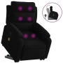 Anhebbarer Massagesessel aus schwarzem Samt von , Sessel - Ref: Foro24-3205109, Preis: 302,97 €, Rabatt: %