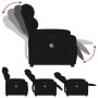 Anhebbarer Massagesessel aus schwarzem Samt von , Sessel - Ref: Foro24-3205109, Preis: 292,66 €, Rabatt: %