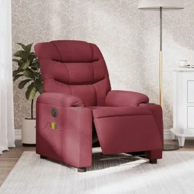 Elektrischer Massage-Liegestuhl aus rotem Stoff von , Sessel - Ref: Foro24-3206639, Preis: 312,17 €, Rabatt: %