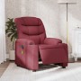 Red fabric electric reclining massage chair by , Armchairs - Ref: Foro24-3206639, Price: 309,30 €, Discount: %