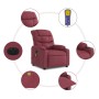 Red fabric electric reclining massage chair by , Armchairs - Ref: Foro24-3206639, Price: 309,30 €, Discount: %