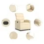 Cream Fabric Power Recliner by , Armchairs - Ref: Foro24-3203963, Price: 242,34 €, Discount: %