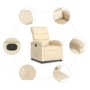 Power-Liegestuhl aus cremefarbenem Stoff von , Sessel - Ref: Foro24-3203963, Preis: 234,43 €, Rabatt: %