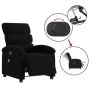 Sillón reclinable de masaje eléctrico tela negro de , Sillones - Ref: Foro24-3203968, Precio: 254,71 €, Descuento: %