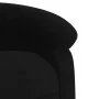 Sillón reclinable de masaje eléctrico tela negro de , Sillones - Ref: Foro24-3203968, Precio: 254,71 €, Descuento: %