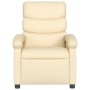 Cream fabric electric massage recliner by , Armchairs - Ref: Foro24-3203975, Price: 289,66 €, Discount: %
