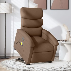 Fußliege-Massagesessel aus braunem Stoff von , Sessel - Ref: Foro24-3203994, Preis: 270,66 €, Rabatt: %