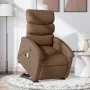Silla de masaje reclinable de pie de tela marrón de , Sillones - Ref: Foro24-3203994, Precio: 289,06 €, Descuento: %