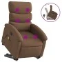 Silla de masaje reclinable de pie de tela marrón de , Sillones - Ref: Foro24-3203994, Precio: 289,06 €, Descuento: %