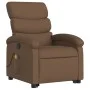 Silla de masaje reclinable de pie de tela marrón de , Sillones - Ref: Foro24-3203994, Precio: 289,06 €, Descuento: %