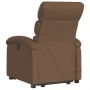 Silla de masaje reclinable de pie de tela marrón de , Sillones - Ref: Foro24-3203994, Precio: 289,06 €, Descuento: %