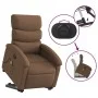 Silla de masaje reclinable de pie de tela marrón de , Sillones - Ref: Foro24-3203994, Precio: 289,06 €, Descuento: %