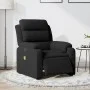 Sillón reclinable de masaje eléctrico terciopelo negro de , Sillones - Ref: Foro24-3205087, Precio: 268,83 €, Descuento: %