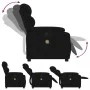 Sillón reclinable de masaje eléctrico terciopelo negro de , Sillones - Ref: Foro24-3205087, Precio: 268,83 €, Descuento: %
