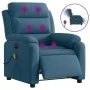 Blue velvet electric massage recliner by , Armchairs - Ref: Foro24-3205091, Price: 302,03 €, Discount: %