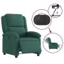 Dark Green Velvet Electric Recliner by , Armchairs - Ref: Foro24-3204280, Price: 240,21 €, Discount: %