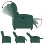 Dark Green Velvet Electric Recliner by , Armchairs - Ref: Foro24-3204280, Price: 240,21 €, Discount: %