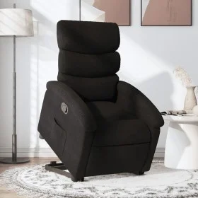 Black Fabric Liftable Recliner by , Armchairs - Ref: Foro24-3203980, Price: 270,31 €, Discount: %