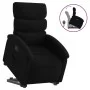 Sillón reclinable elevable tela negro de , Sillones - Ref: Foro24-3203980, Precio: 270,18 €, Descuento: %