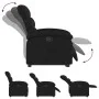 Sillón reclinable elevable tela negro de , Sillones - Ref: Foro24-3203980, Precio: 270,18 €, Descuento: %