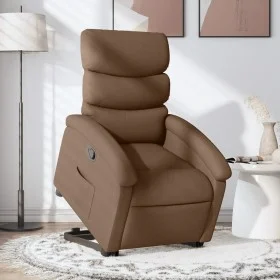 Brown Fabric Liftable Recliner by , Armchairs - Ref: Foro24-3203982, Price: 272,93 €, Discount: %