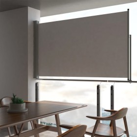 Toldo lateral retráctil para patio 140x300 cm gris by vidaXL, Umbrellas - Ref: Foro24-45192, Price: 86,33 €, Discount: %