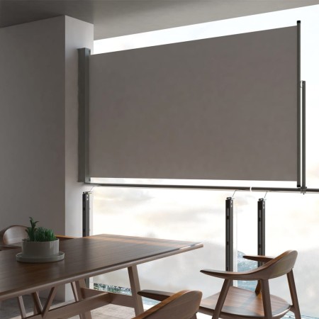 Ausziehbarer seitlicher Markisenstoff für Terrasse 140x300 cm in Grau. von vidaXL, Sonnenschirme - Ref: Foro24-45192, Preis: ...