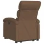 Sillón reclinable elevable de tela marrón de , Sillones - Ref: Foro24-3203982, Precio: 272,93 €, Descuento: %