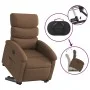 Sillón reclinable elevable de tela marrón de , Sillones - Ref: Foro24-3203982, Precio: 272,93 €, Descuento: %