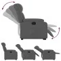 Dark Gray Fabric Liftable Recliner by , Armchairs - Ref: Foro24-3205317, Price: 300,84 €, Discount: %