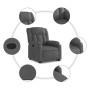 Hebbarer Liegesessel aus dunkelgrauem Stoff von , Sessel - Ref: Foro24-3205317, Preis: 282,43 €, Rabatt: %