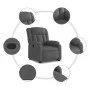 Hebbarer Liegesessel aus dunkelgrauem Stoff von , Sessel - Ref: Foro24-3205317, Preis: 300,84 €, Rabatt: %