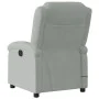 Sillón reclinable de masaje eléctrico terciopelo gris claro de , Sillones - Ref: Foro24-3204289, Precio: 267,70 €, Descuento: %