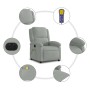 Hellgrauer elektrischer Massagesessel aus Samt von , Sessel - Ref: Foro24-3204289, Preis: 262,75 €, Rabatt: %