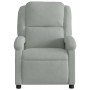 Hellgrauer elektrischer Massagesessel aus Samt von , Sessel - Ref: Foro24-3204289, Preis: 262,75 €, Rabatt: %